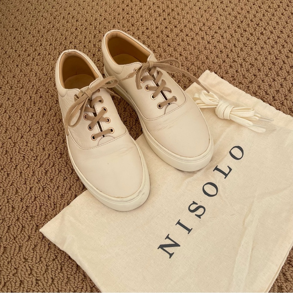 Elayna Sneaker in Bone